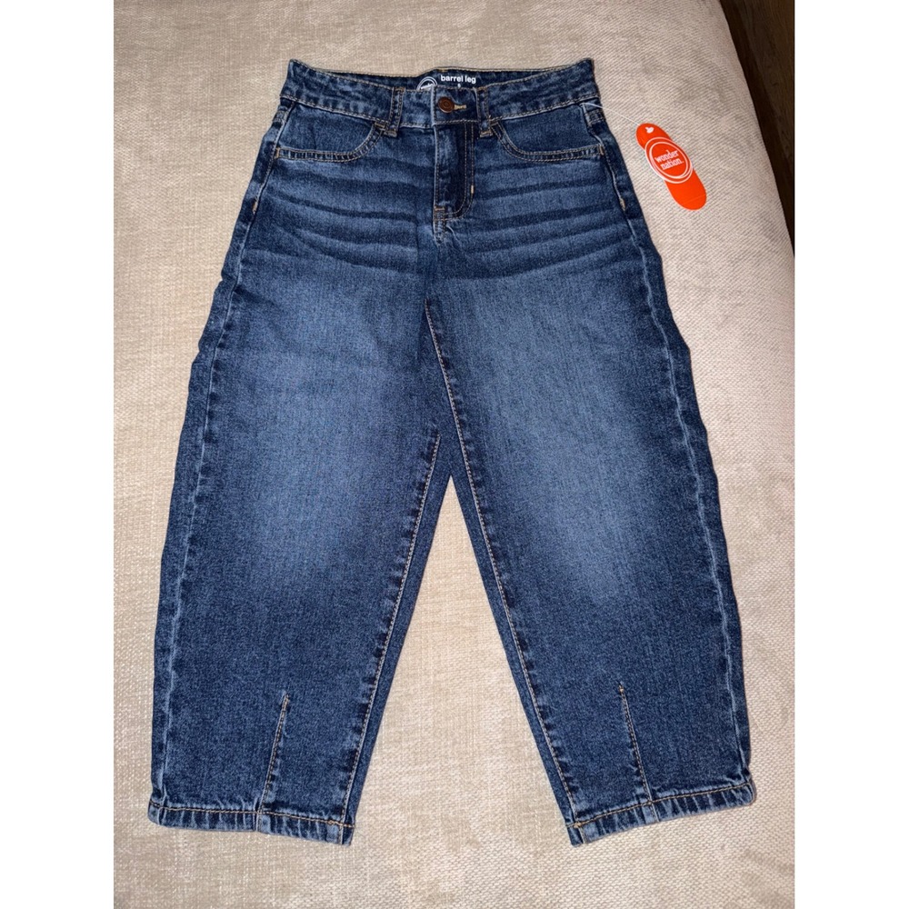 Girl barrel leg jeans size 6